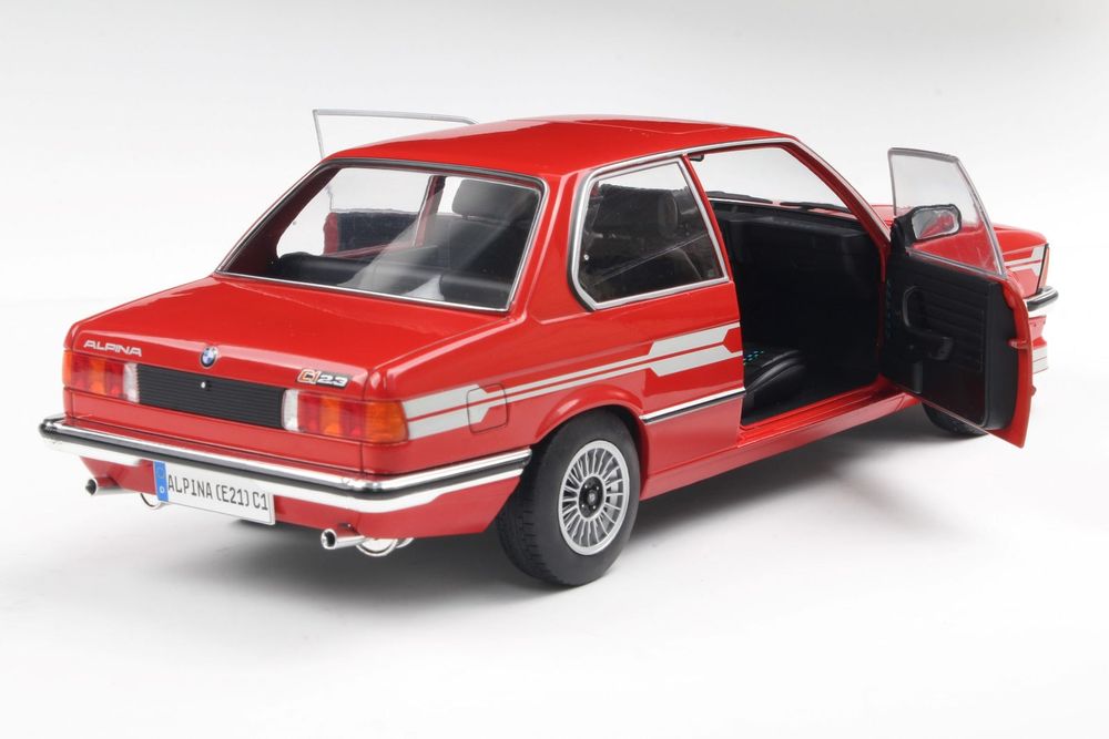 Macheta auto BMW, Alpina E21 C1 2.3 Rosu 1:18 Solido