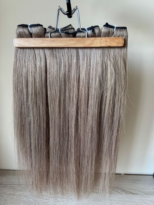 100% естествена индийска коса, 50см, 180 грам