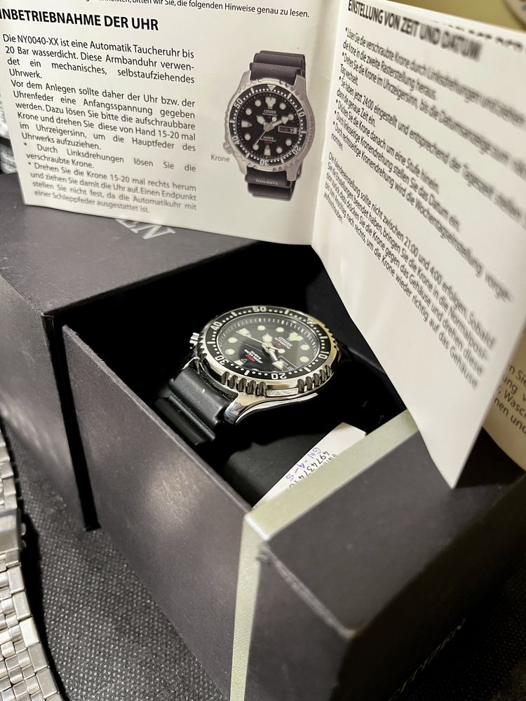 Ръчен часовник Citizen Promaster NY0040-09E