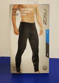 2XU Colanti sport barbati pantaloni compresie antrenament negri M