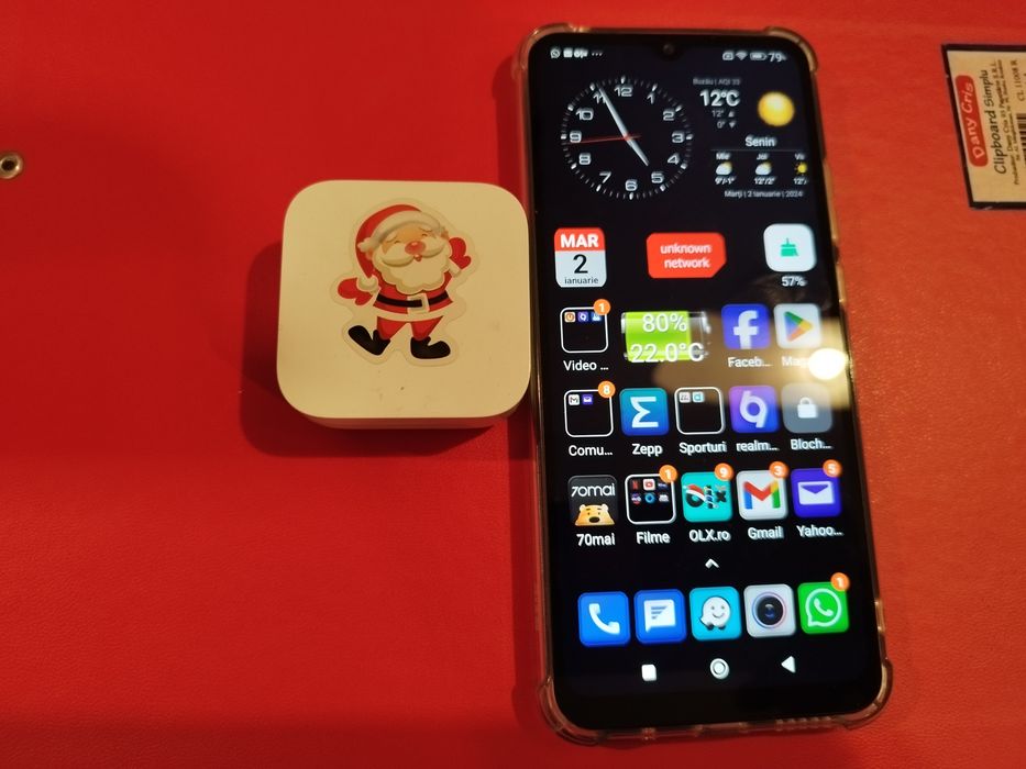 Xiaomi Redmi 10c cu NFC  full box și căști stereo Xiaomi
