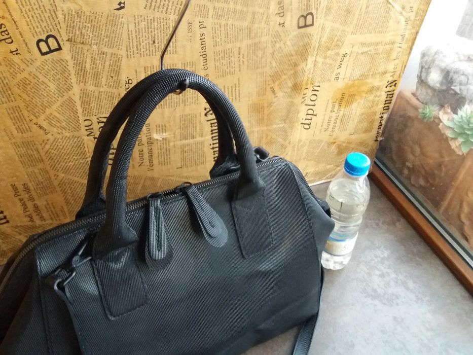 дамска черна чанта/Kennel & Schmenger кожена-естествена кожа