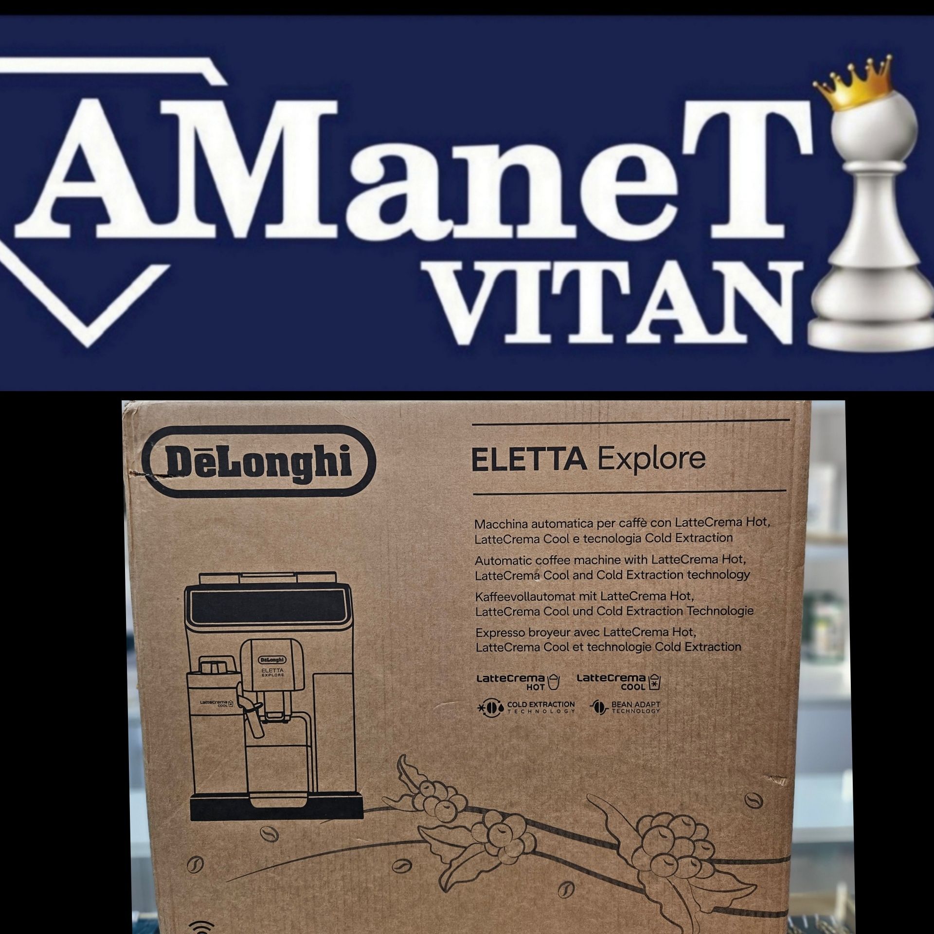 Amanet Vitan 107 Espressor DELONGHI Eletta Explore ECAM 450.65.G Nou