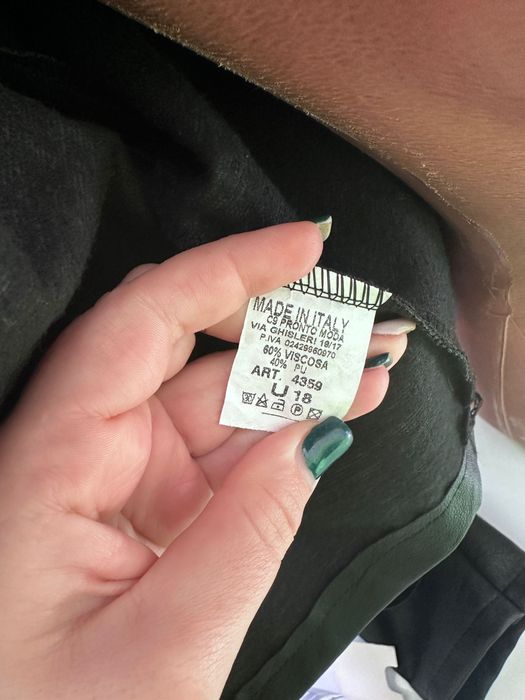 Geaca franjuri imitatie piele