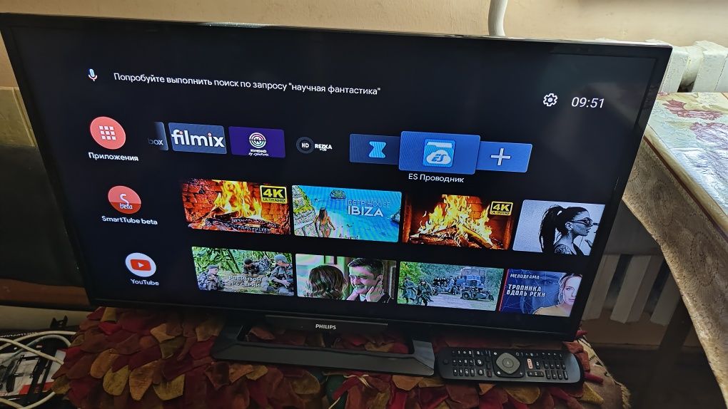 Smart tv box медиаплеер android 14