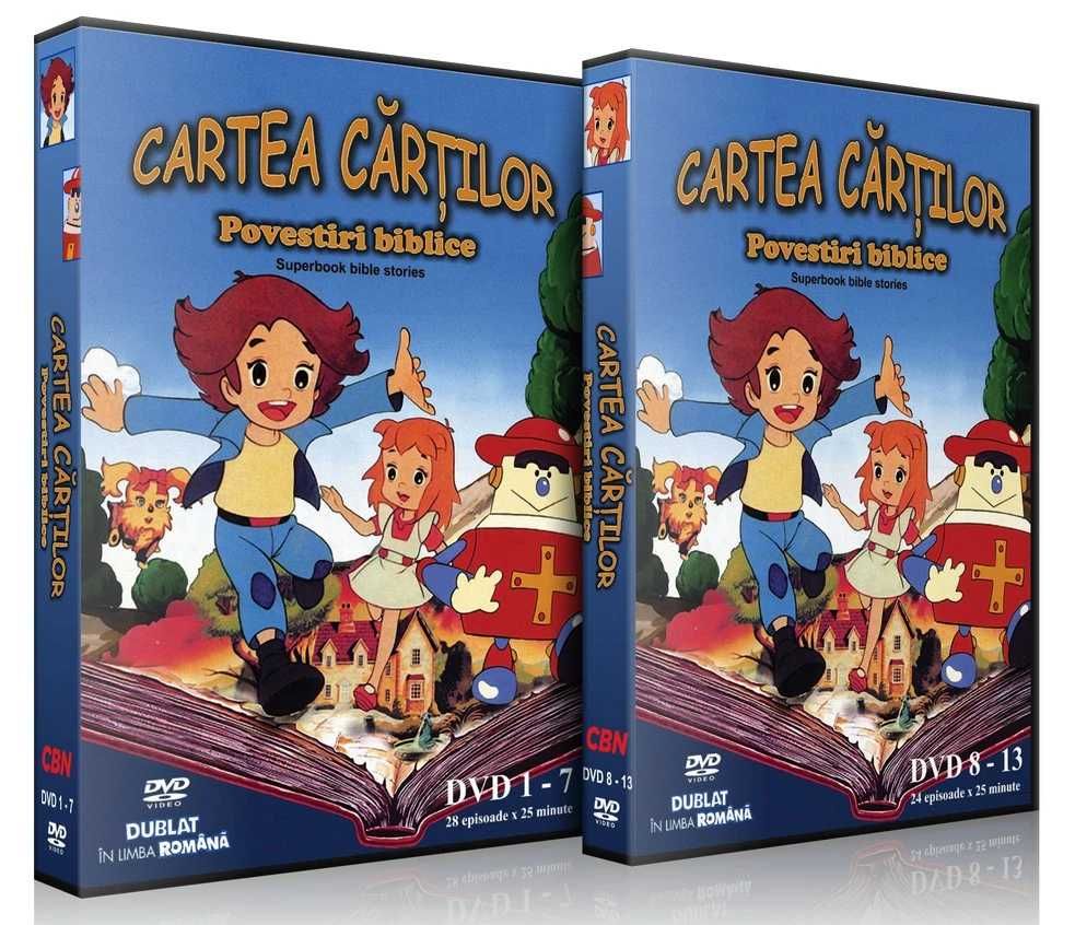 Colectie Cartea cartilor - Povestiri biblice - 13 DVD Dublat romana