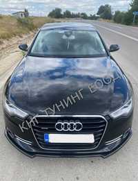 Преден лип спойлер за ауди а6 ц7 / audi a6 c7 lip spoiler