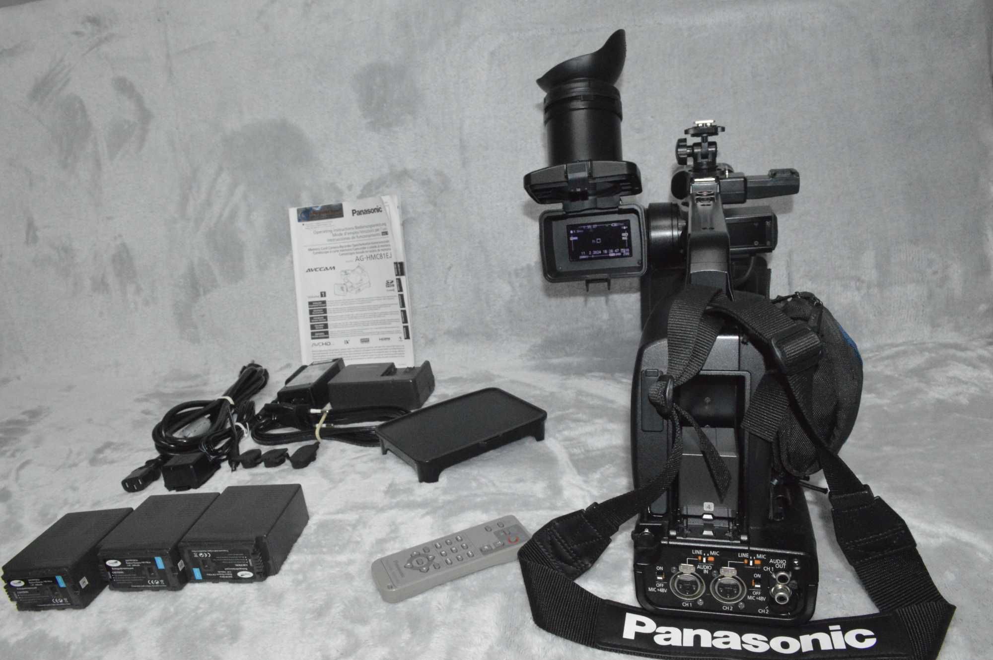 Vand Cameră video Panasonic AG-HMC81 EJ 3MOS AVCCAM HD cu montare umar