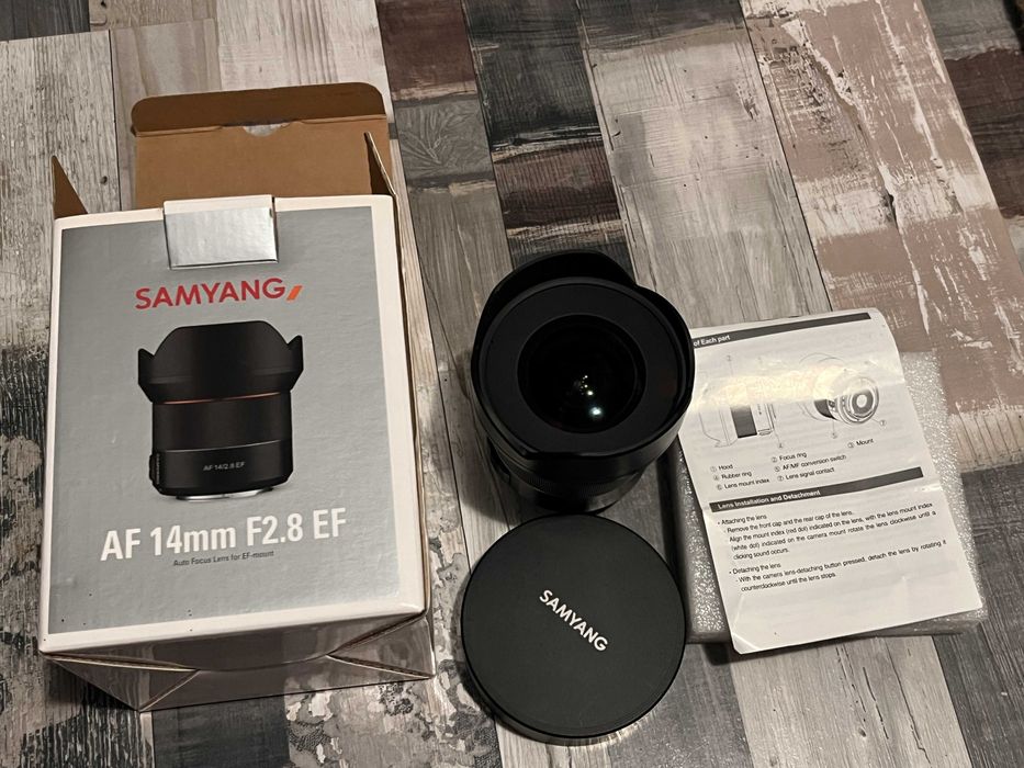 Samyang AF 14mm F2.8 за Canon EF