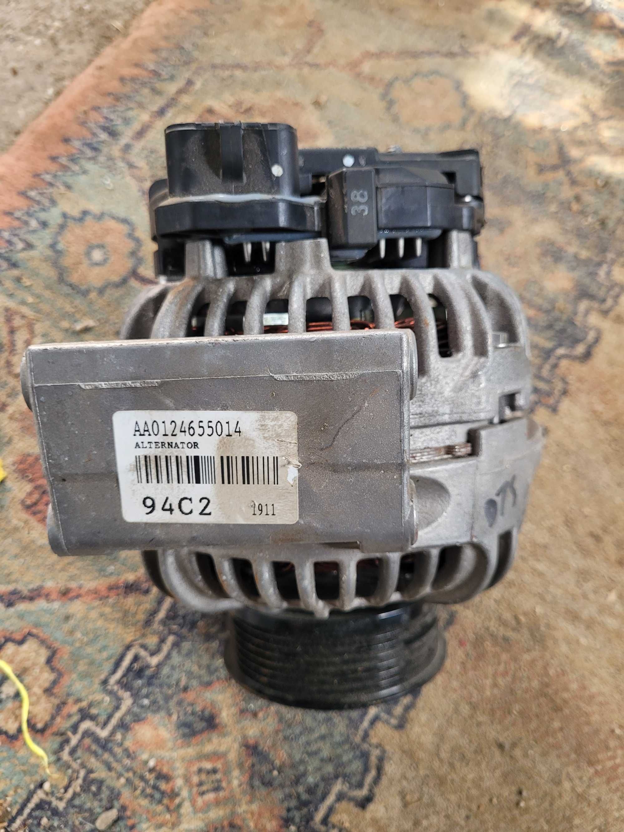 Alternator DAF 28V 110A reg 5F radial fixingbrack