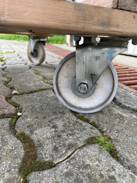 Cărucior marfă tip box / rolling cage pentru depozit – oțel galvanizat