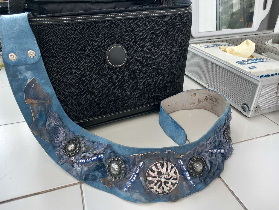 Дизайнерски кожен колан Италия