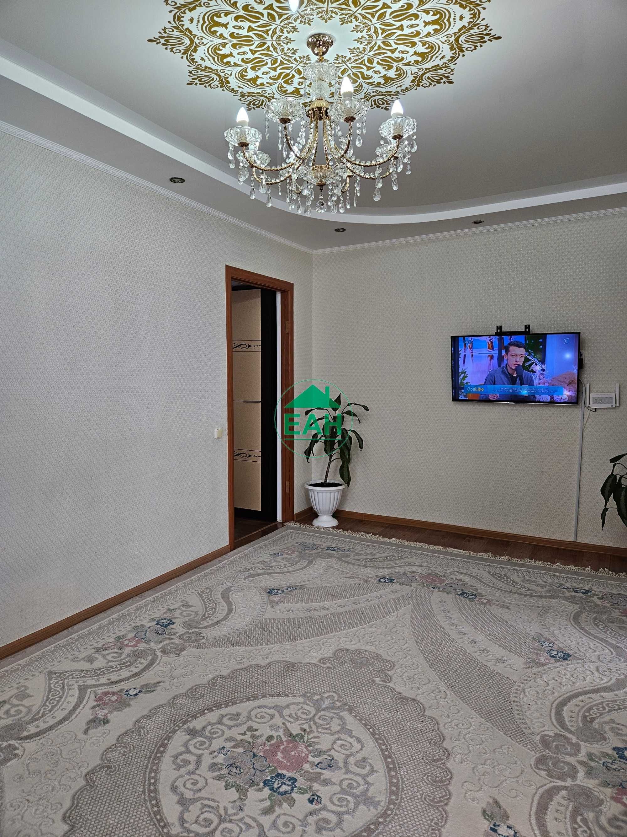 Привлекательная 4-комнатная квартира в р-не Жазира на 2 этаже