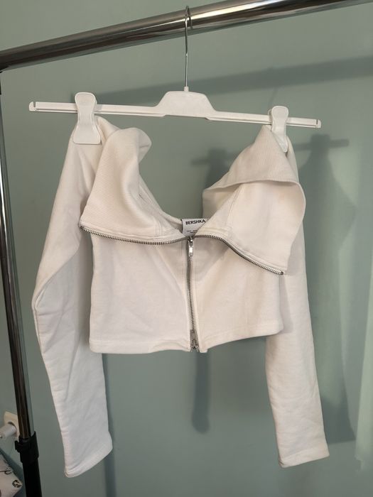 Кроп топ блузки с дълъг ръкав