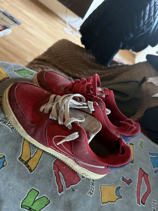 Vand air force 1 red