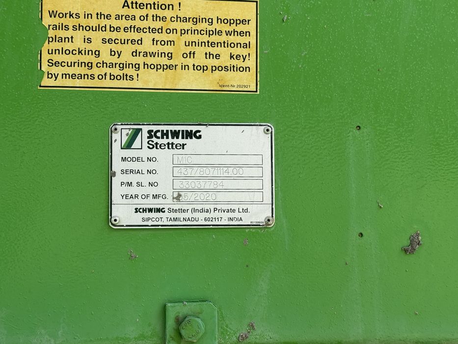 Statie betoane Schwing Stetter M1C