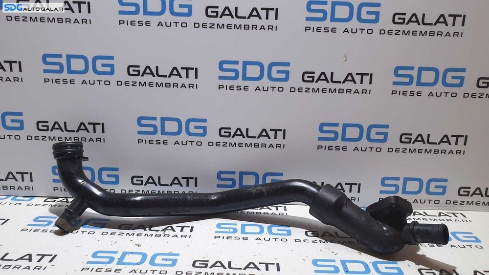 Teava Conducta Flansa Tub Tubulatura Apa Vas Expansiune Termostat Peugeot 407 2.0 HDI 2004 - 2010 Cod 9646559580