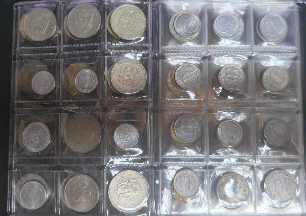монети ЧЕХОСЛОВАКИЯ 54 бр