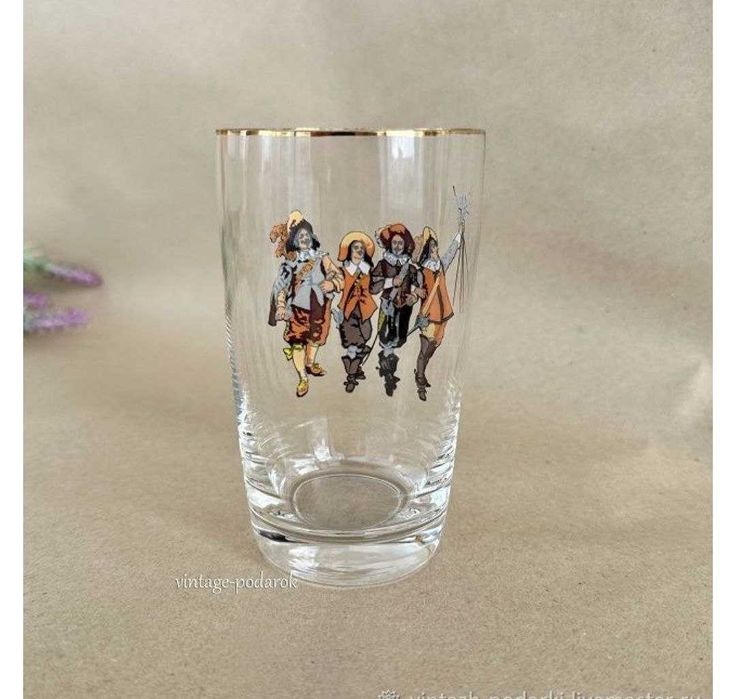 Богемия, 80-е годы Стаканы 4 мушкетера