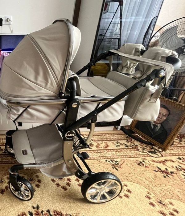 Можульная крляска Kidilo G200 3в1 (спальная люлька, прогулочная коляск