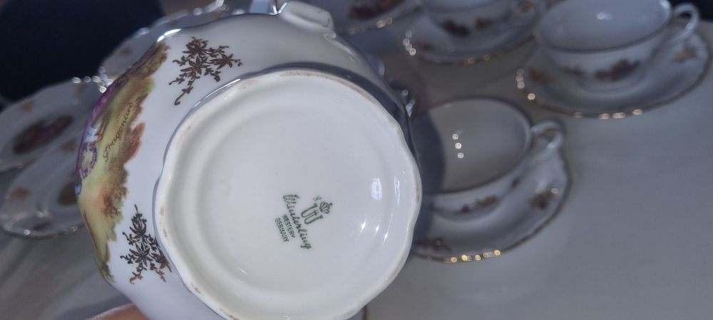 Set de masa pentru ceai portelan Bavaria Fragonard