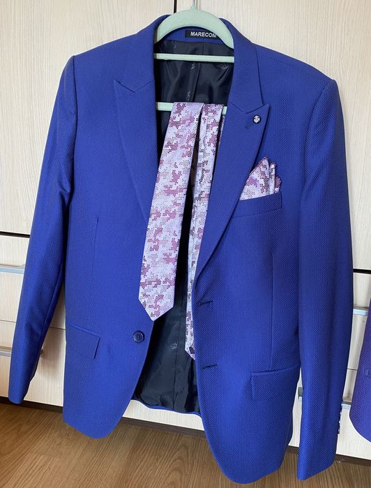Costum albastru, 3 piese