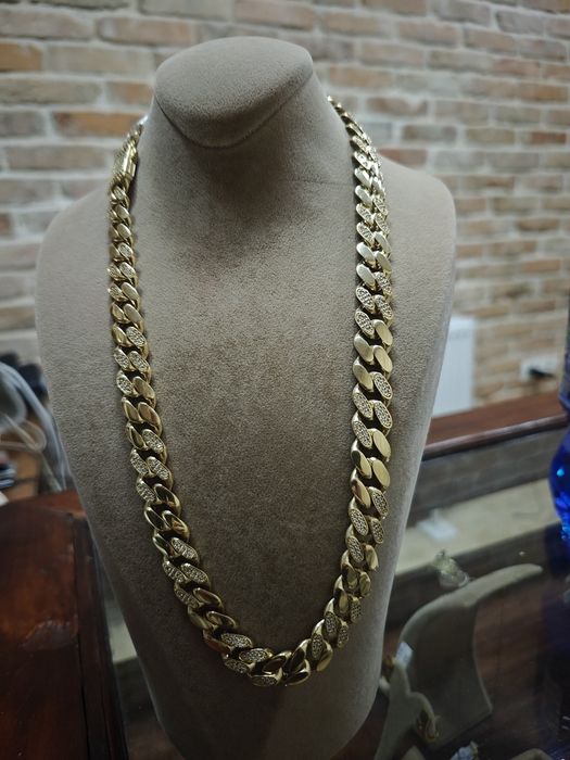 Lanț cuban aur 14k 64.80gr (r)
