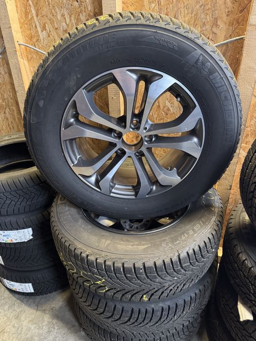 Super set Jante Mercedes GLC + Anvelope iarna 235/65 R17 Michelin