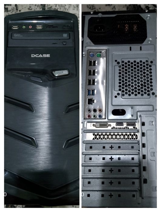 Компютер игровой и монитор O'yin uchun kompyuter