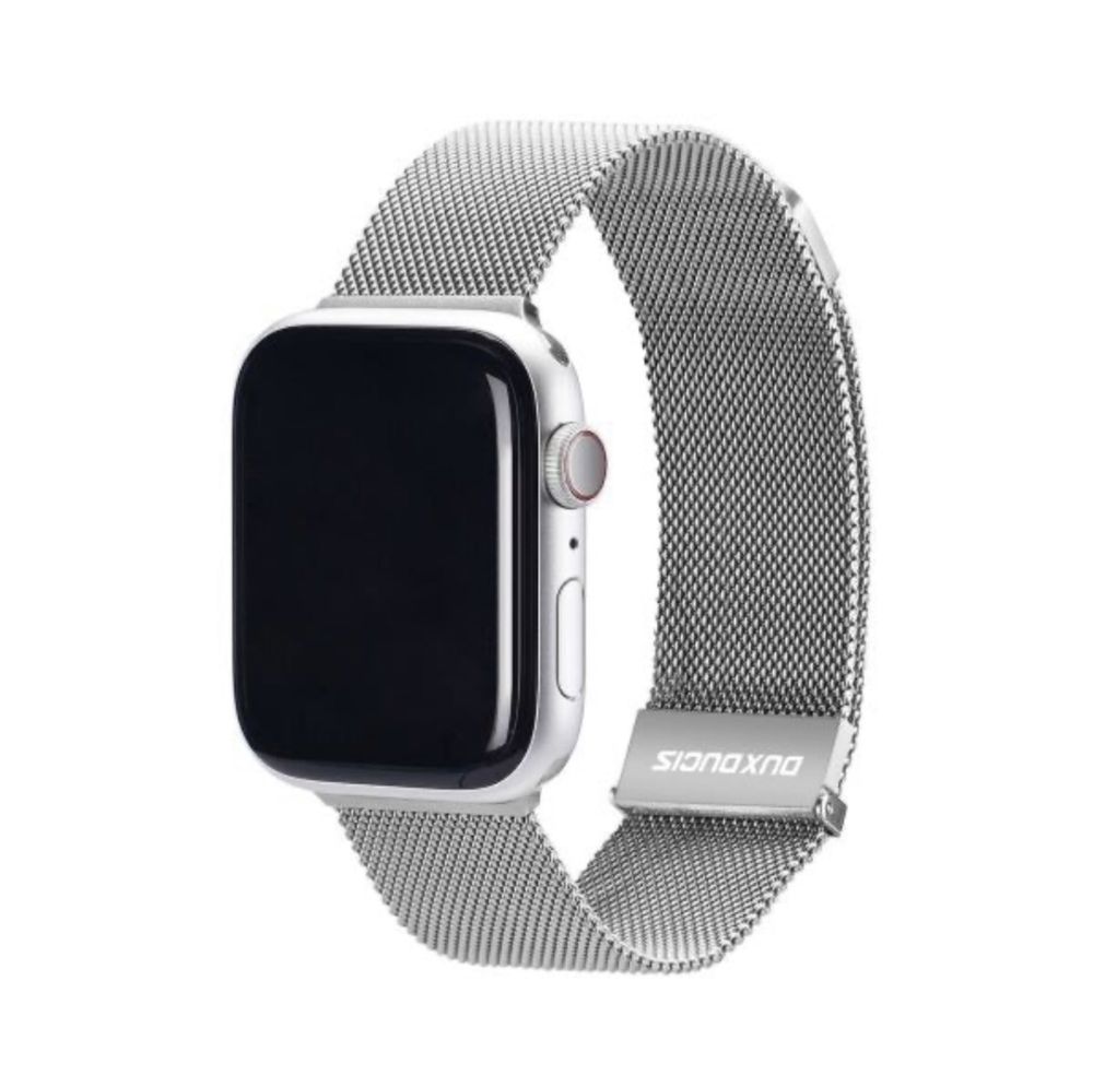 Curea Bratara Milanese Loop Apple Watch 1-9, SE,Ultra, 42-49mm, silver