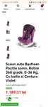 Vând scaun auto rotativ 360grade cu isofix și centura(0-36kg)