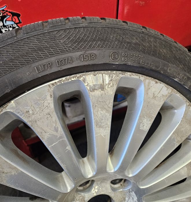 Алуминиеви джанти Ford 17 + гуми 205 50 17 Continental зимни