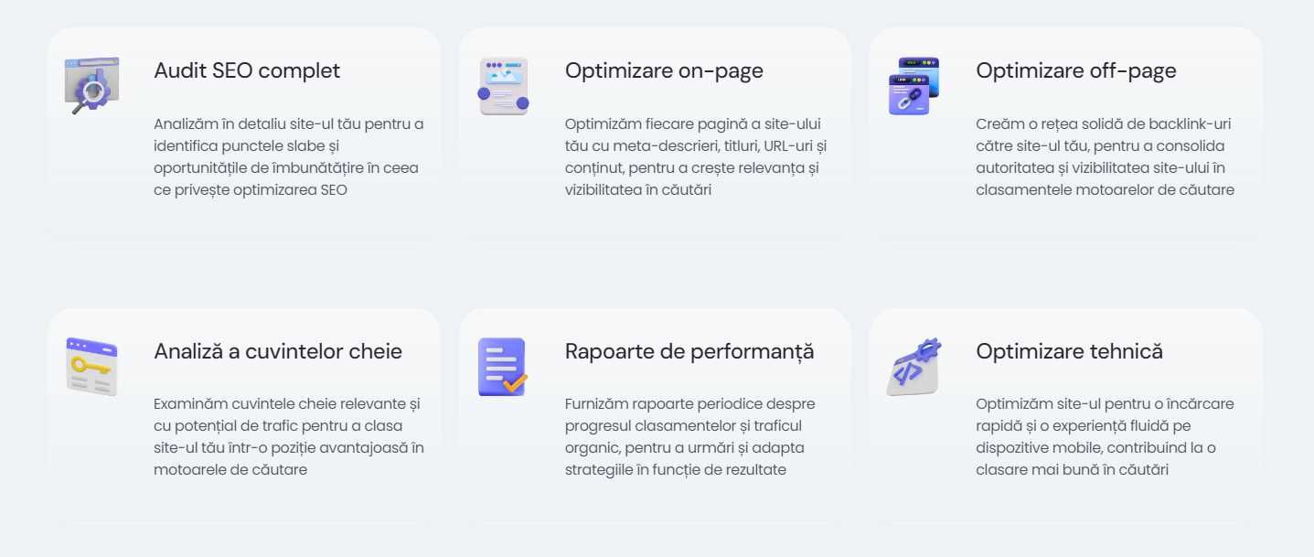 Optimizare SEO-Pachete Plata Unică/Abonament Lunar-SEO Cu Rezultate