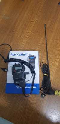 Statie auto Midland Alan 52 Multi + antena