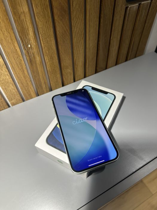 iPhone 12 128GB Mint Green - Stare foarte buna, cutie originala