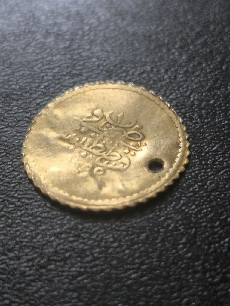 Златна монета, MAHMUDYE ALTIN 1839 год,султан Абдул Меджит,0.65 гр.20к