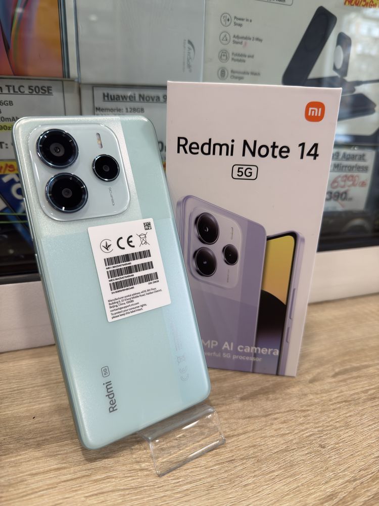 Xiaomi Redmi Note 14 5G - 256GB/8gb Ram - Coral Green - ca NOU !!!