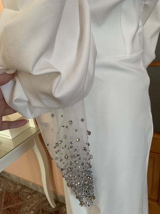 rochie alba mireasa/cununie civila/botez