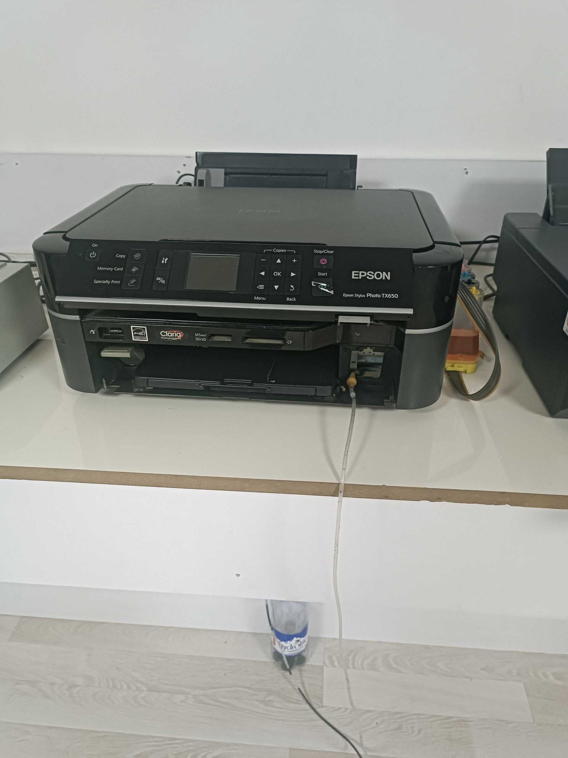 Продам принтеры EPSON L8050 / EPSON TX 650 / CANON MF463dw. Ламинатор.