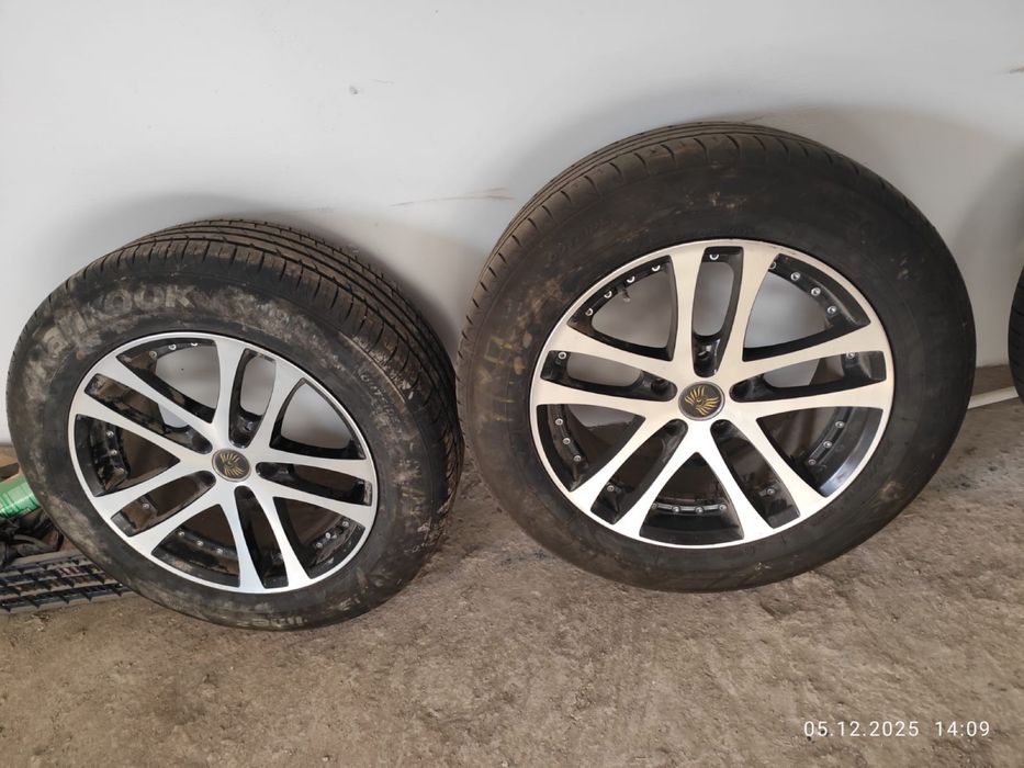 Комплект (4 шт) баллон с титановым диской Размер 225, 60, R17