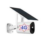 Camera Video 4G Panou Solar Full HD 1080p cu acumulatori de 21700mAh