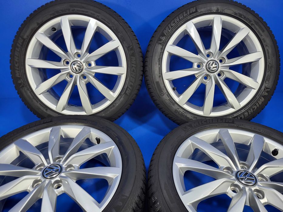 Vand jante/roti 5x112 R17 OE Vw Golf-Passat-Jetta + 205 50 17 fff bune