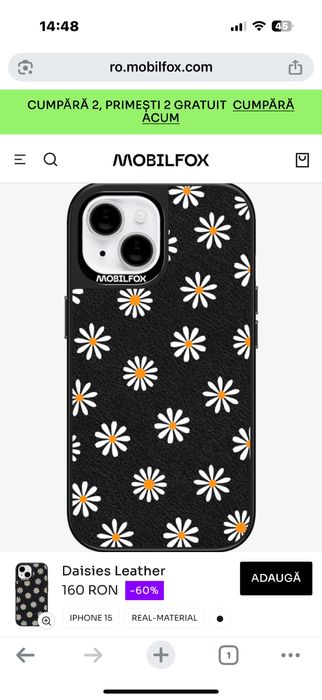 Husa MobilFox Iphone 15 Foarte putin folosita