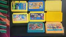 Vand 8 casete multigames de joc pe televizor + 9 placute multigames
