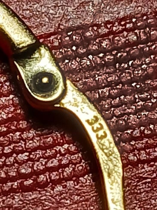 Cercei aur 8k marcaj 333