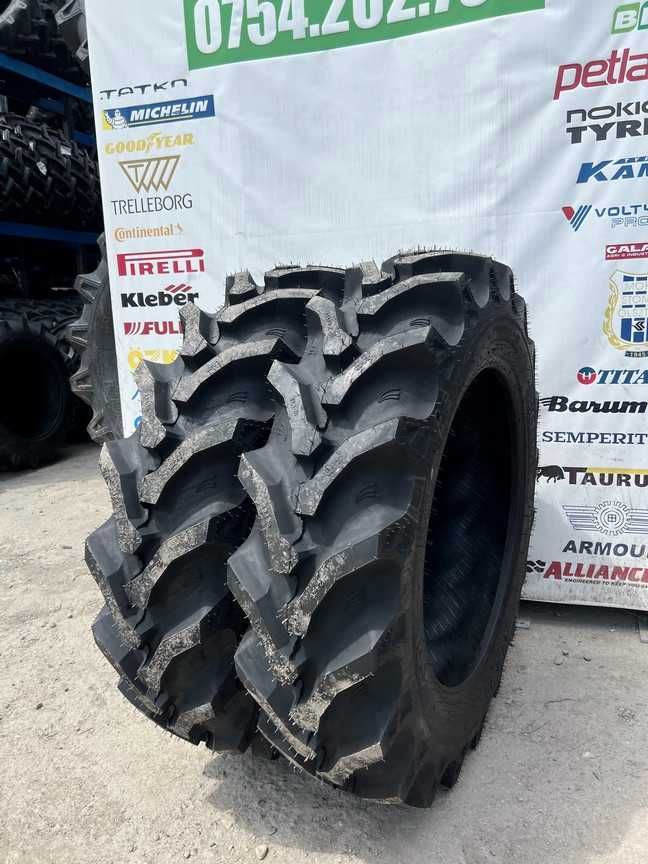 Marca GRI anvelope ranforsate 12.4-28 noi 12 pliuri pt tractor spate