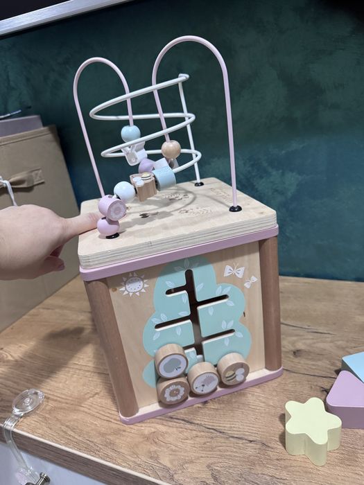 Cub activitati lemn - Little Dutch, colectia Flowers and Butterflies