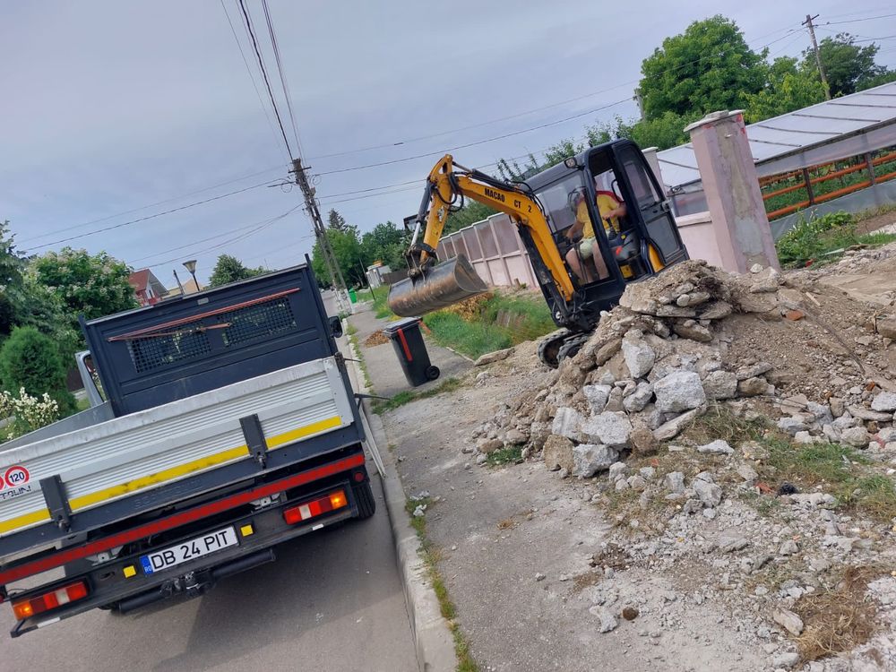 Transport basculabil nisip pietris lemne