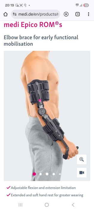 Orteză cot mâna dreaptă