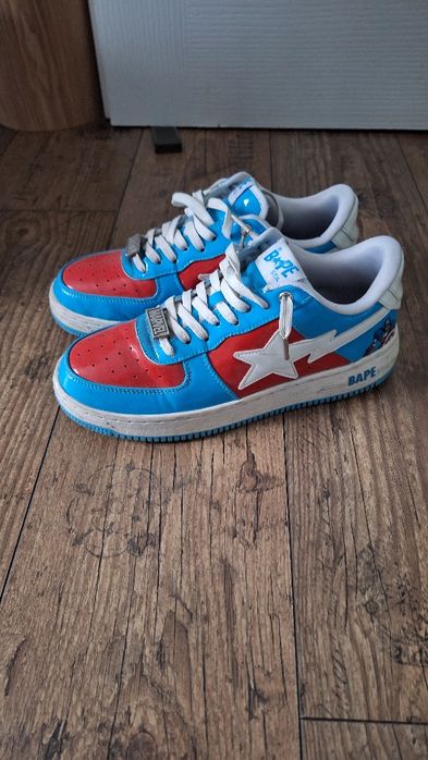 Adidasi Bape Marvel Captain America